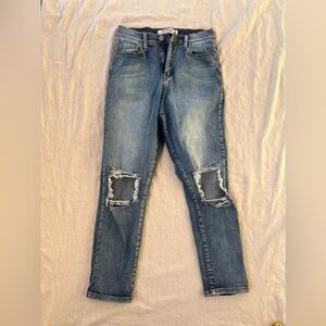 Three Bird Nest Distressed High Rise Jeans 25